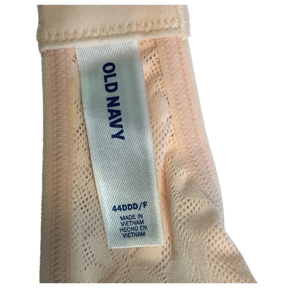 Old Navy Lace Full-Coverage Bra Adjustable Women 44DDD Light Pink NWT NEW - Picture 4 of 7